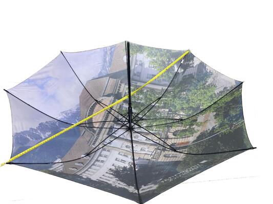 Metalen en glasvezel frame gepersonaliseerde reclame golf paraplu's op maat gedrukte paraplu's voor corporate gifting oplossingen