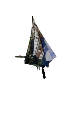 Metalen en glasvezel frame gepersonaliseerde reclame golf paraplu's op maat gedrukte paraplu's voor corporate gifting oplossingen