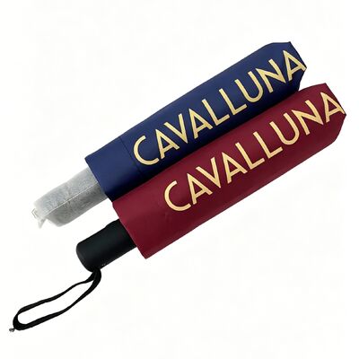 21 Inch 3-Vouw Automatische Open En Sluit Paraplu Pongee Stof Met Digitale Print, Paardenprint