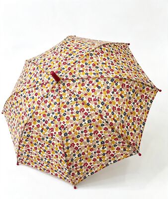 Bloemenmeisje Schattige Compacte Kinderparaplu met Gepersonaliseerd Logo en 69cm Open Diameter voor School en Camping