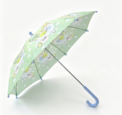 Veilige Ronde Tips Waterdichte Kinderparaplu met 8 Ribben voor Kinderen Regenbescherming