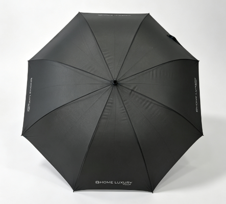 Custom Printing All Fiberglass Windproof Golf Umbrella With Double Canopy Design