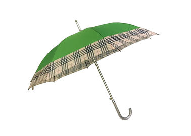 De Pongézijdeparaplu van het aluminiumbeen, Zelf het Openen Bestand Paraplu Roestvrije Bliksem