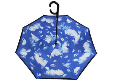8 Comité Pongézijde190t Wind Omgekeerde Paraplu voor het Kader van de Glasvezelribben van het Autohandvat