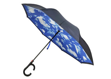8 Comité Pongézijde190t Wind Omgekeerde Paraplu voor het Kader van de Glasvezelribben van het Autohandvat