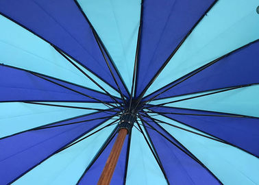 J Paraplu van de Vorm de Houten Stok, Raines-Windkader van het Paraplu het Houten Handvat