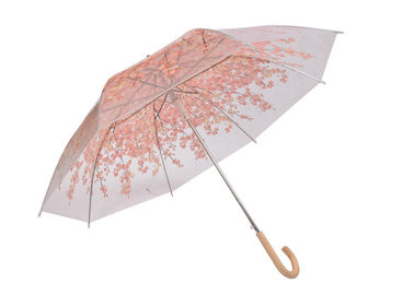 De modieuze Dames doorboren Transparante Paraplu, Grote Duidelijke Koepelparaplu