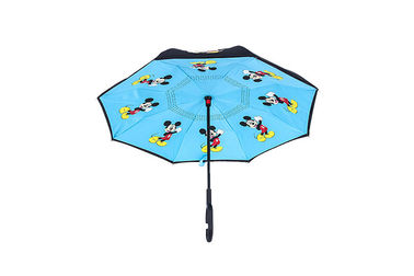 De kinderen keren Omgekeerde van de de Kunst Digitale Druk van het Paraplubeeldverhaal Hand Dicht om