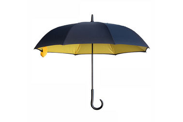 Bloemontwerp die Omgekeerde Paraplu voor Auto Omgekeerd Plastic J Handvat vouwen