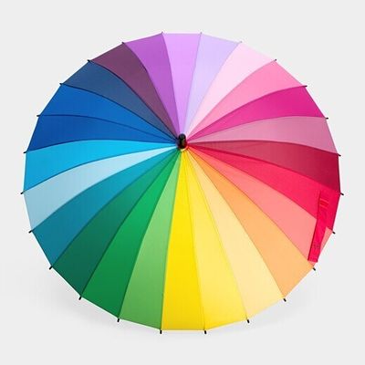 Regenboog rechtstreeks 24 Paraplu's van het Ribben Windgolf