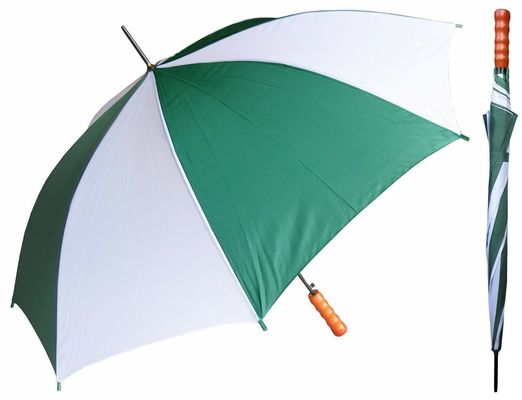 De weerbestendige Paraplu van de 23 Duim Automatische Stok met j-Vormhandvat