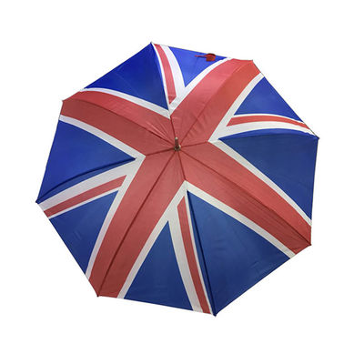 van de Britse Vlag Gedrukte Promotie het Golfparaplu's Polyesterstof