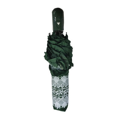 Auto Open Hand dicht 98cm 21 " *8K 3 Vouwenparaplu voor Dame