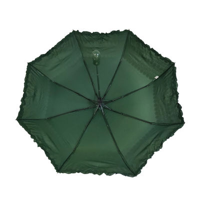 Auto Open Hand dicht 98cm 21 " *8K 3 Vouwenparaplu voor Dame