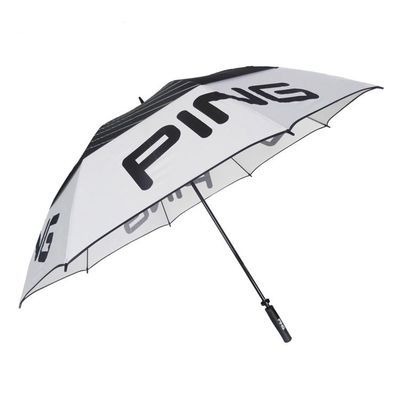 Wind het Golfparaplu's van de twee Lagenpolyester 27 Duim