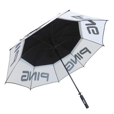 Wind het Golfparaplu's van de twee Lagenpolyester 27 Duim