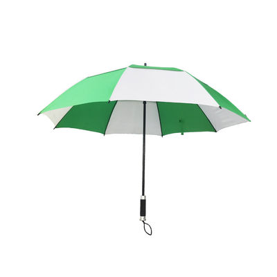 De plastic Paraplu's BSCI van het Handvat Windgolf voor Promotiegebeurtenissen