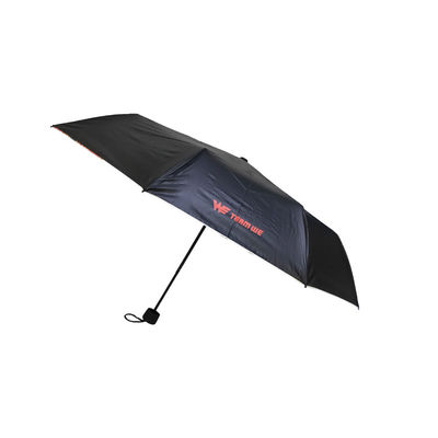 Zwarte Deklaag 95cm de Paraplu van Sightseeings 3 Vouwen