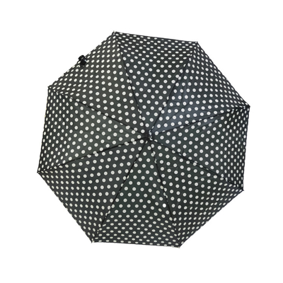 Hand Open 190T-Polyester Wind Vouwende Paraplu voor Vrouwen
