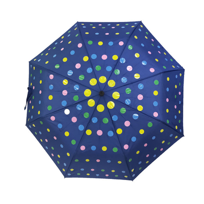 De fantastische 3 Vouwende Veranderende Paraplu van de Pongézijdekleur