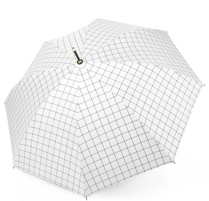 Diameter 105CM Paraplu van de Pongézijde de Lange Regen voor Dames