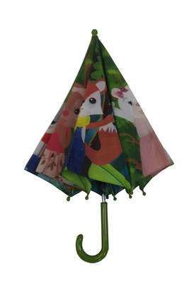 De kleine Pongézijde van het Metaalkader Twee Laagparaplu voor Kinderen