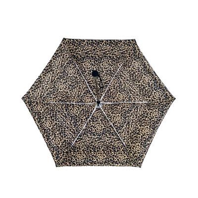 De luipaard drukte Anti UVmini windproof pocket umbrella