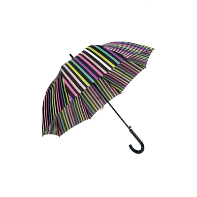 SGS Wind Compacte Rechte Gestreepte Paraplu voor Reis