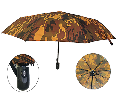 Dia 95cm de Wind Dubbele Compacte Paraplu van Glasvezelribben