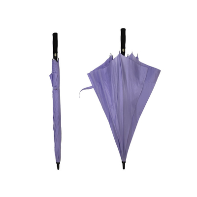 190T van het de Glasvezel Windgolf van de pongézijde Dubbele Luifel de Paraplu Rechte Grote maat