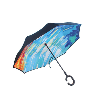 Omgekeerd Dubbel Laag Omgekeerd de Douanec Handvat van Parapluauto's Wind