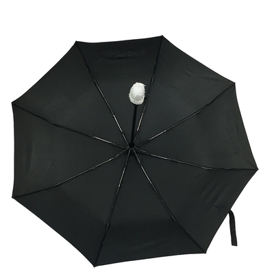 Wind Dubbele de Paraplu Zwarte Kleur Dia 95cm van Glasvezelribben