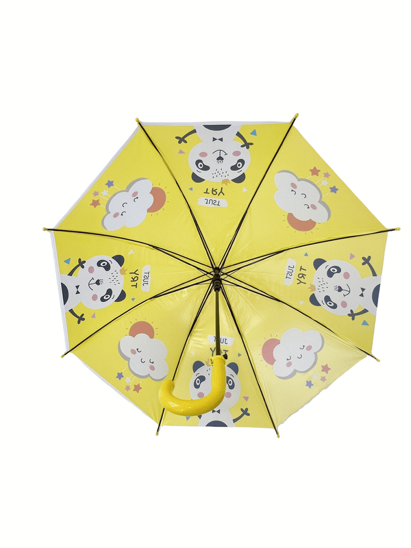 2025 New Design OEM 19 Inche Dome Katoen En Dieren Super Waterdicht Kinderparaplu POE PVC