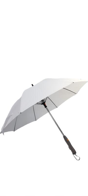 Draagbare ventilatorparaplu met sprayfunctie – Blijf koel onder de zon!