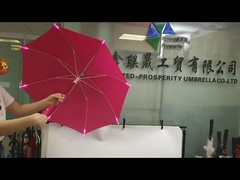 Cool shining at night with led light umbrella